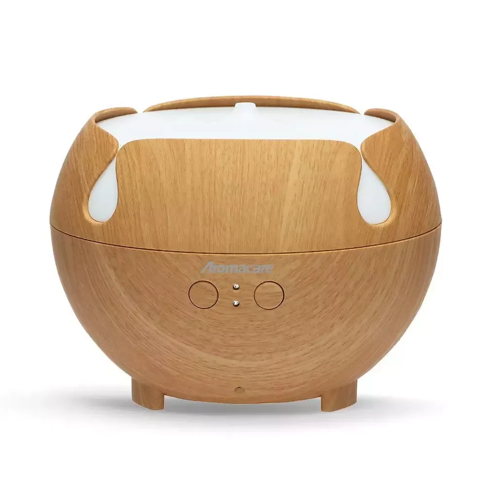 

Humidifiers Diffusers 600ml Wooden Essential Oils Diffuser with Warm Night Light Air Freshener for Home