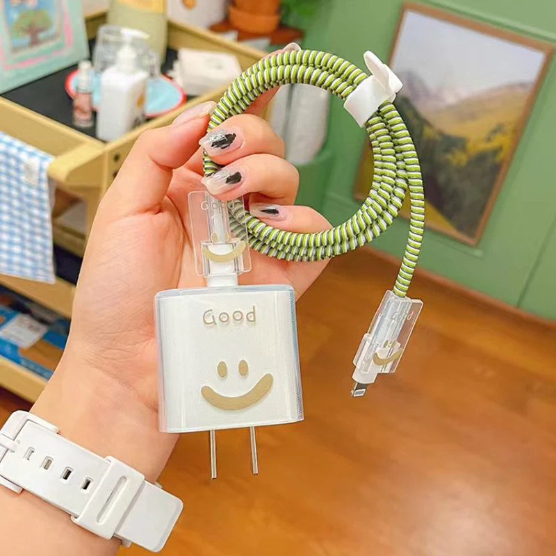 Защитный чехол для зарядного устройства IPhone спиральная намотка с защитой от