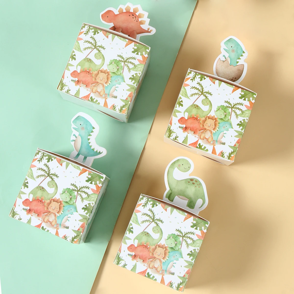 Трехмерная коробка для конфет в виде динозавра украшения животных Детские