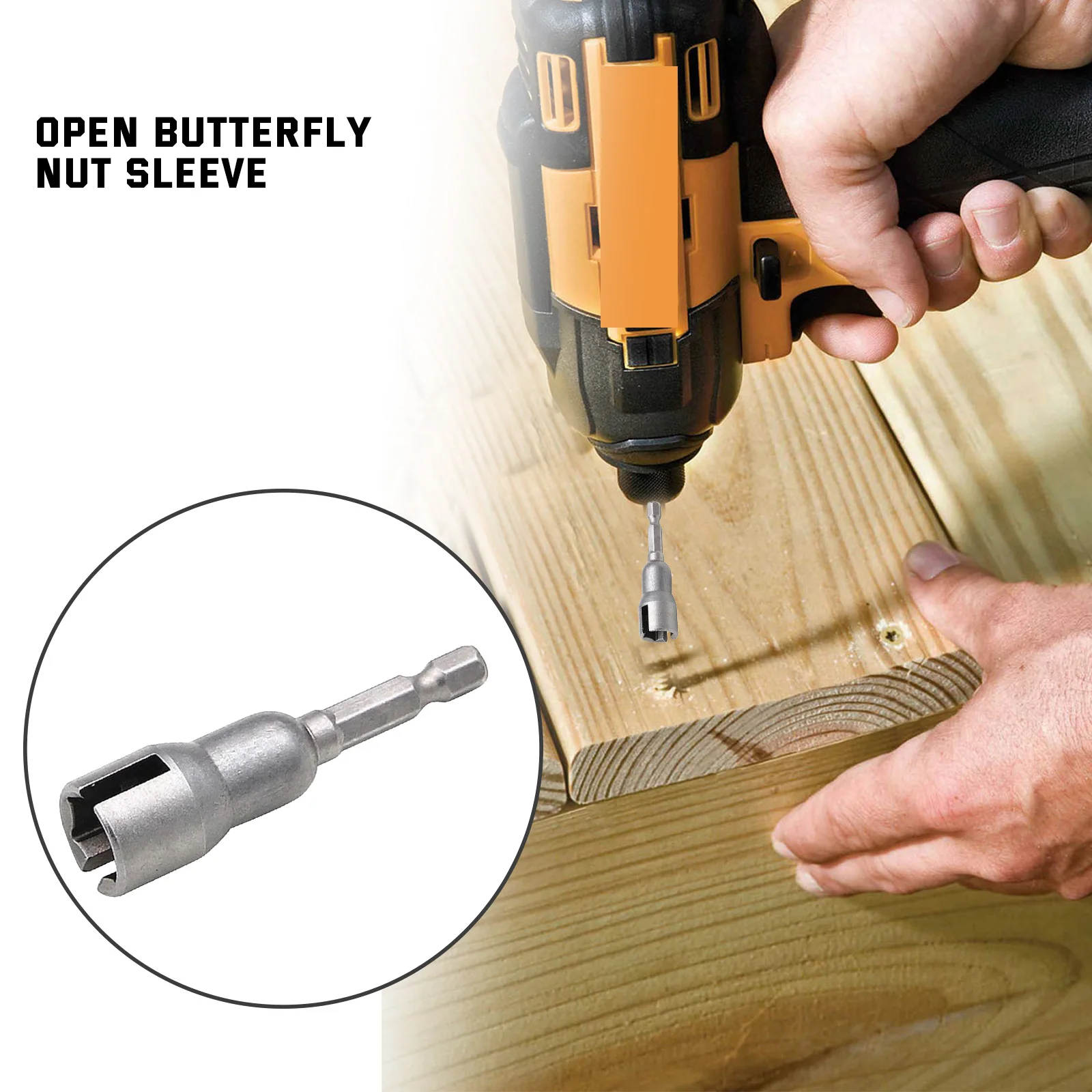 

Шлицевая Шестигранная ручка 65 мм Длинный электрический шуруповерт торцевой ключ с отверстием-бабочкой торцевой ключ инструмент торцевой а...