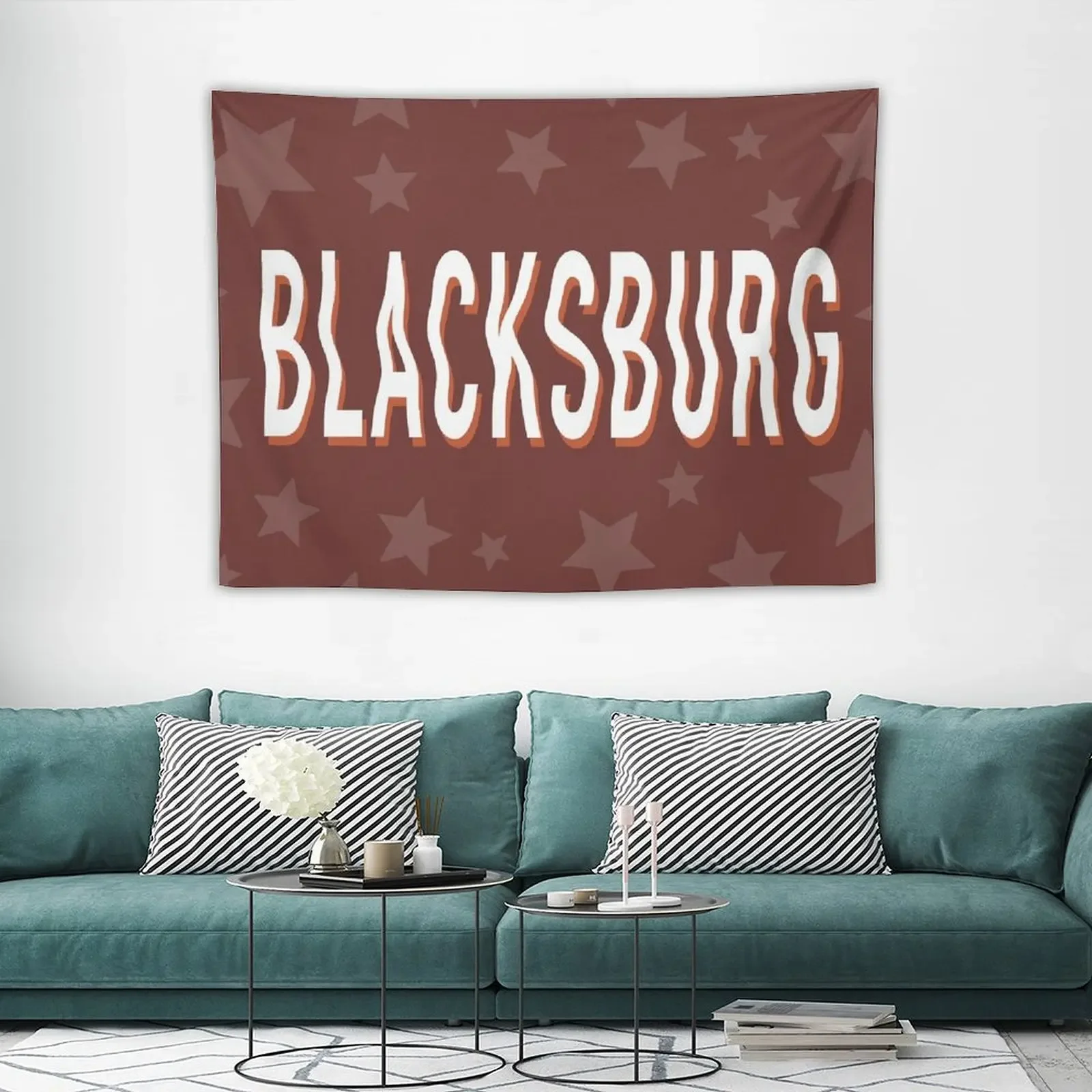 Blacksburg гобелен с изображением звезд Смешные домашние украшения эстетические вещи