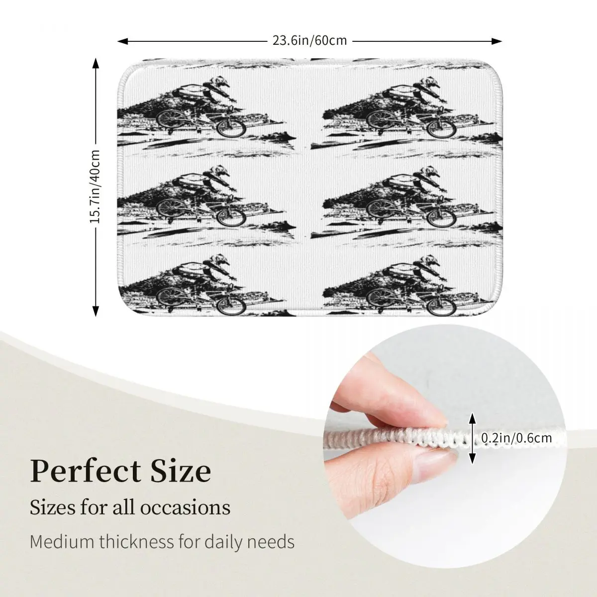 Коврики для унитаза Bmx Mountain Bike ванной Коврик Марокко