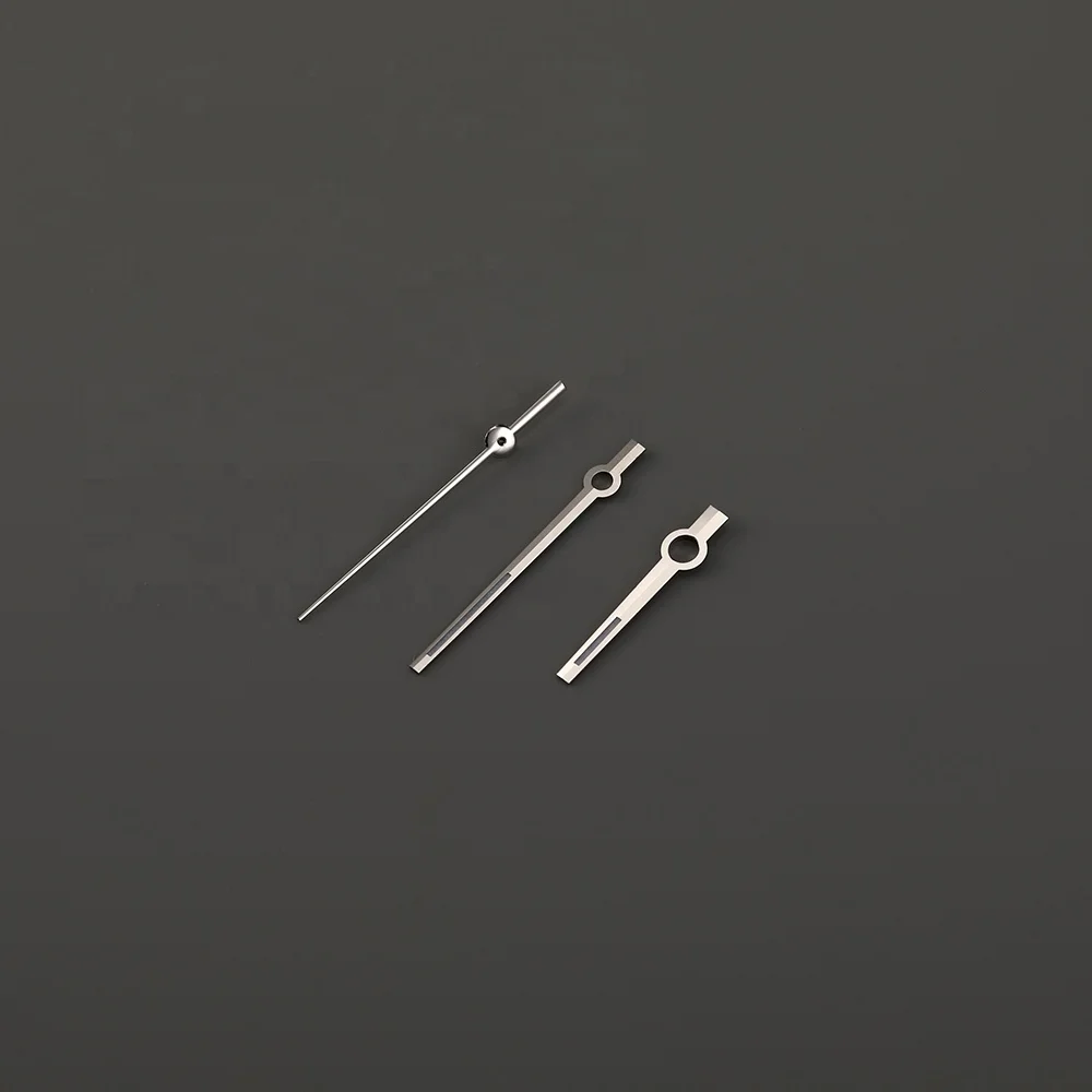 High Quality Gold Silver Rose Gold Stainless Steel Green Luminous Watch Hand Fit For RLX 3135 Automatic Movement