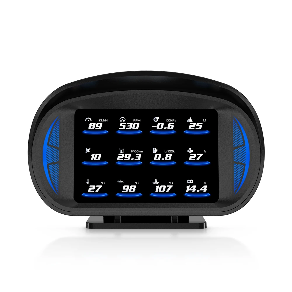 Фото Для KIA Cerato, Cadenza, Sorento, Sportage R, KX5, Stinger, Venga, Ceed, K2: Автомобильный проектор HUD (Head Up Display) на лобовое стекло с OBD2, GPS и USB №3