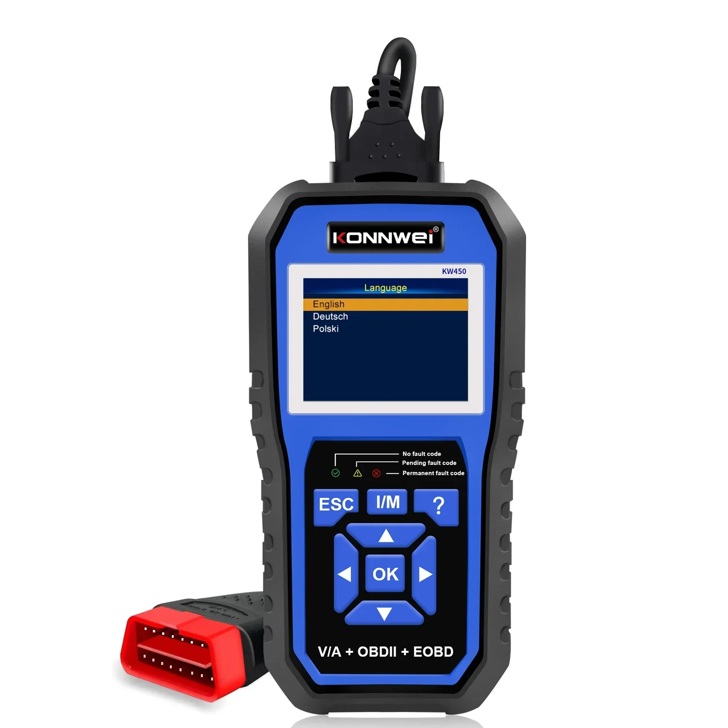 KONNWEI KW450 OBD2 Диагностический инструмент для автомобилей VAG VW Audi ABS Подушка