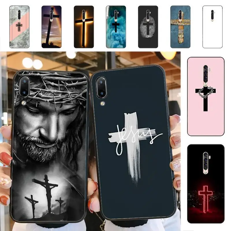 

Jesus Christ Cross Phone Case for Redmi 8 9 9A for Samsung J5 J6 Note9 for Huawei NOVA3E Mate20lite cover