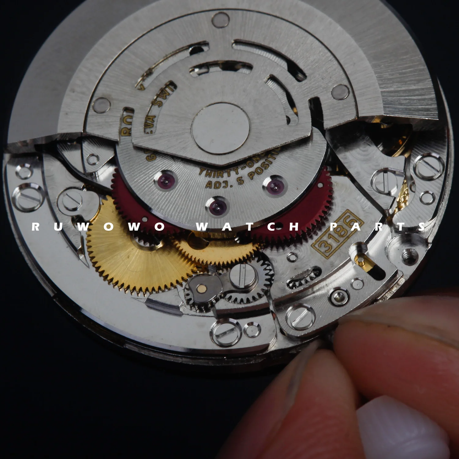 vr 3186 gmt movement with dial and hands 100% new