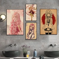 demon slayer kanroji mitsuri classic movie posters decoracion painting wall art kraft paper decor art wall stickers
