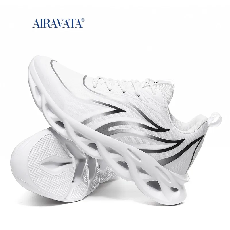 Sneakers Men Running Shoes Platforms Increasing Height Breathable Comfortable Sports Shoes Flame Pattern Zapatillas De Deporte