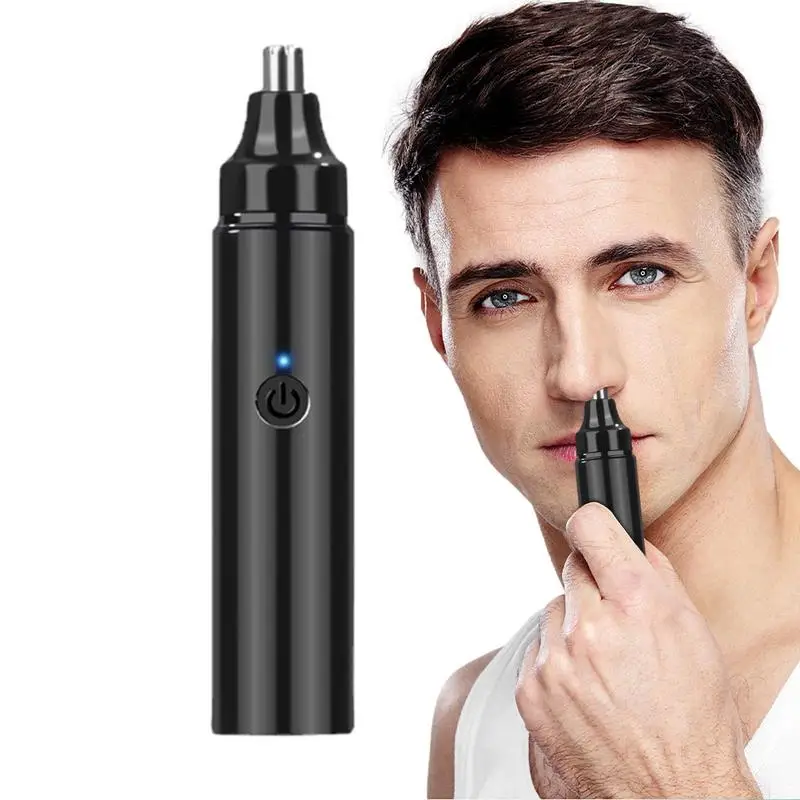 

Electric Nose Hair Trimmer Rechargeable Automatic 360 Rotating Shaving Nose Trimmer Portable Nose Ears Hair Removal Clipper