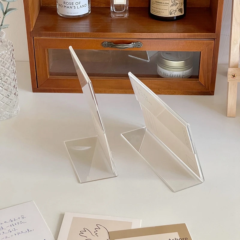 Акриловый держатель для фотокарты прозрачный пластиковый Настольный знак рамка