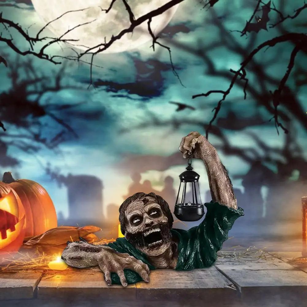 

Long-lasting Halloween Decoration Zombie Lantern Ornament Spooky Led Zombie Lanterns Halloween Statues for Outdoor Garden