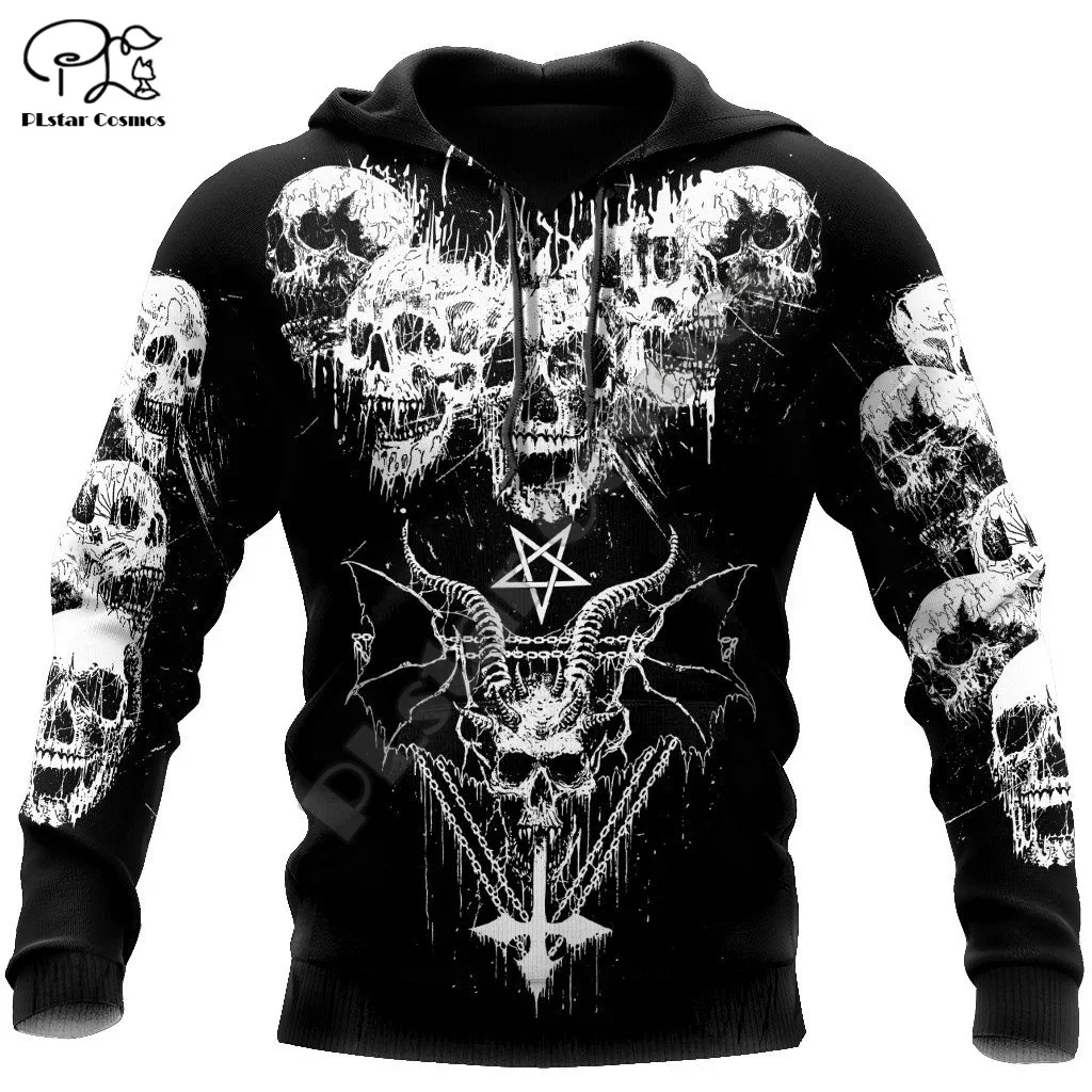 

PLstar Cosmos Satan Devil Ghost Gothic Skull Funny Casual Pullover NewFashion Streetwear 3DPrint Men/Women Jacket Zip Hoodies 14