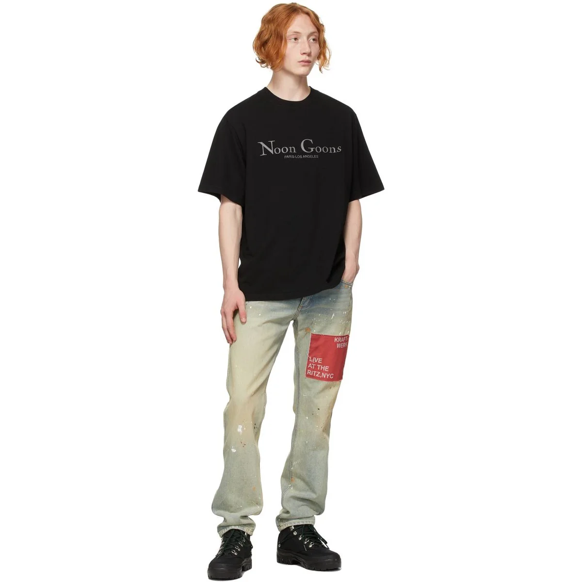 

NOON GOONS Tees Printed Round Neck Short Sleeve All-match Simple Men's T-shirt