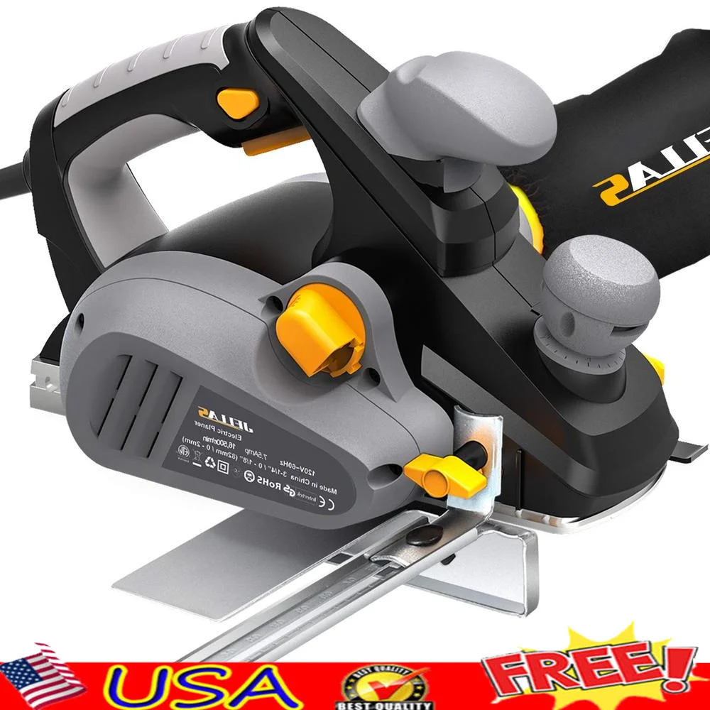 Мощный электрический строгальный станок 7 5 А с двойной пылевой системой