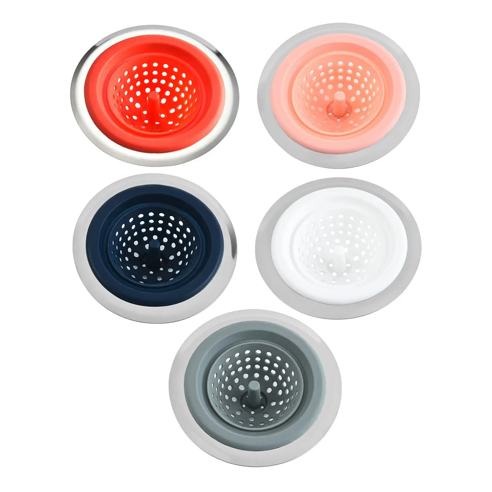 

Silicone Bathroom, Anti Clogging Sink, Floor Drain, Sewer, Sink Strainer, Bath Stopper Plug for Home Kitchen