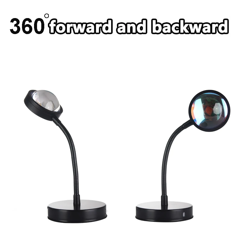 

16 Colors Sunset Lamp Led Projector Night Light Living Room BarCafe Shop Background Wall Decoration Lighting For Photographic