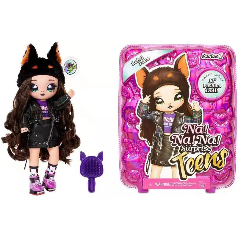 

MGA Nanana Oversize Surprise Black Cat Fans Limited Order Back Pack Fashion Kawaii Doll Toys Decoration Children Birthday Gift