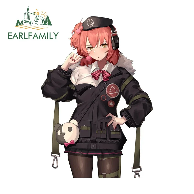

EARLFAMILY 13 см x 10 см для аниме девушка пистолет забавные автомобильные наклейки на бампер наклейка водостойкая окклюзия царапины на заказ печать