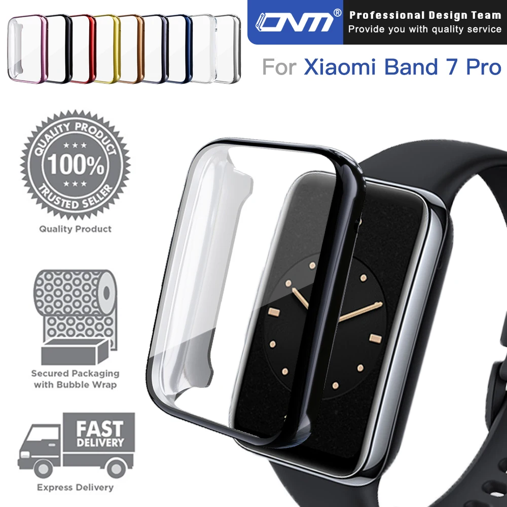 

Screen Protector Case for Xiaomi Band 7 Pro Full Coverage Bumper Soft TPU Protective Case Cover Smartwatch Accessories