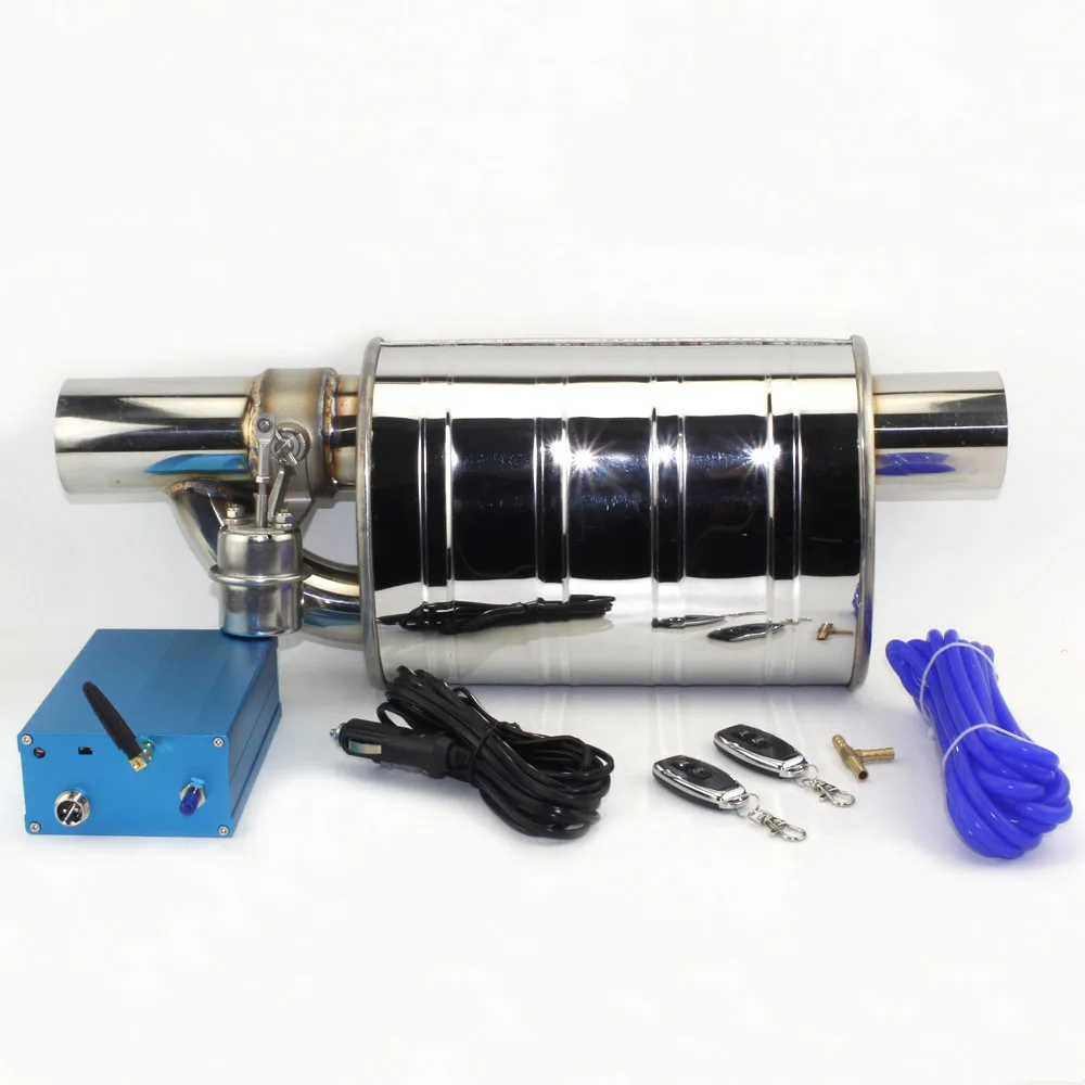 

Car Exhaust pipe remote control valve exhaust muffler 304 stainless steel remote control switch sound exhaust for BMW E90 E46