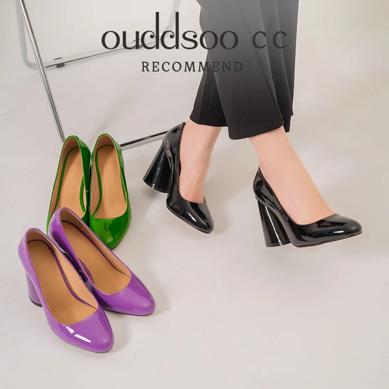 Купи ODS Brand Women Pumps Slip On Shoe Candy Colors Pointed Toe Female Loafers Shoes Woman Spring Ladies Plus Size 46 Purple, Green, за 3,457 рублей в магазине AliExpress
