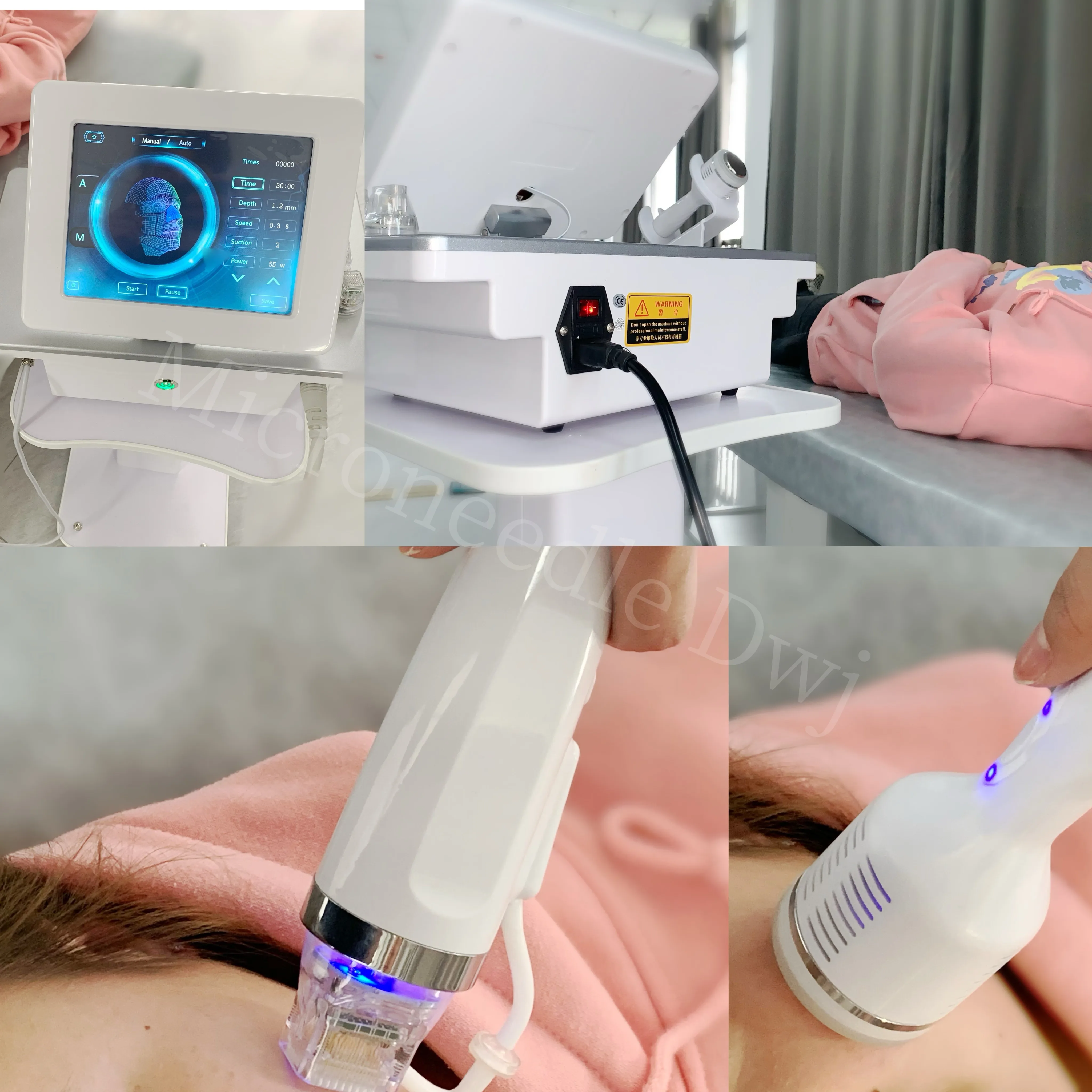 

Hot Sale Fractional Microneedle RF Firming Skin Beauty Machine Remove Lip Lines Microcrystals Face Lift Beauty Device For Salon