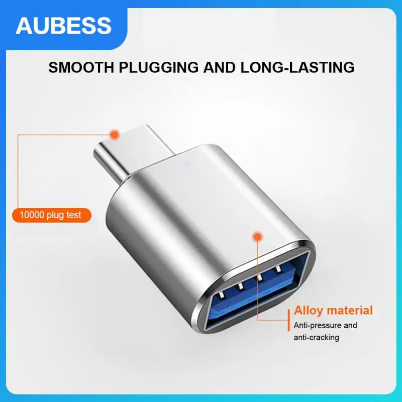 

Micro Usb 3.0 To Type C Otg Adapters 5gbps Super Speed Typec Male To Usb Female Converter Aluminum For Macbook Laptop Durable