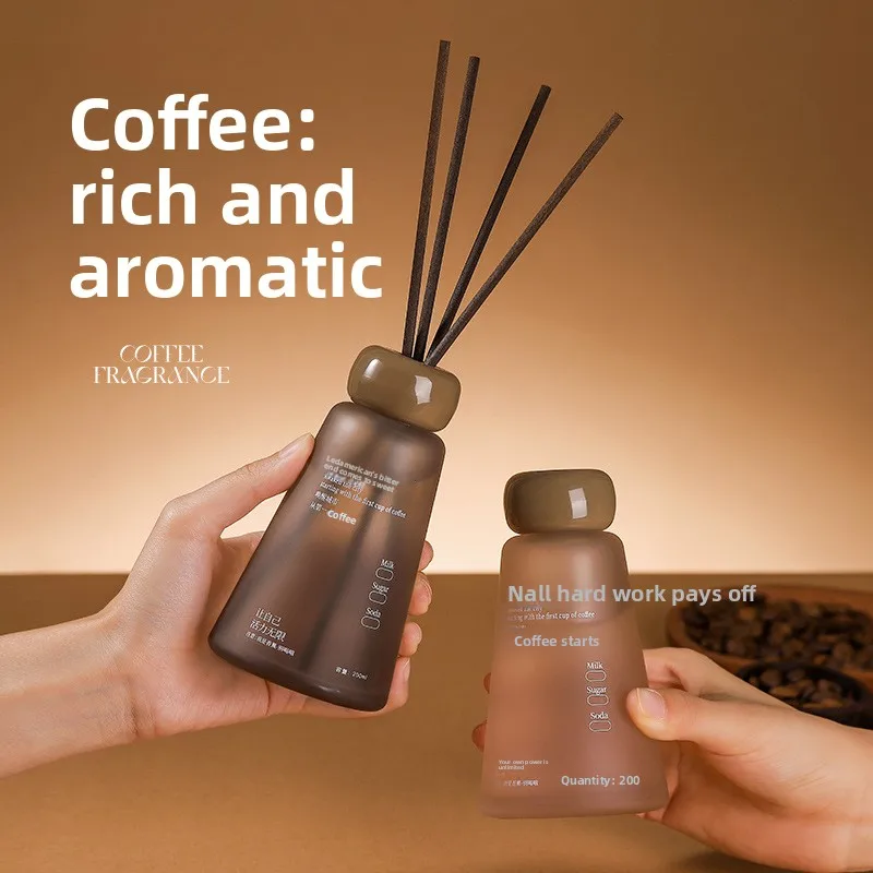 Фото Ароматерапевтический декор Zuohe Mellow Bitter Coffee из ротанга без огня, премиум-класса, для спальни, дома, ванной комнаты, с длительным ароматом. №1