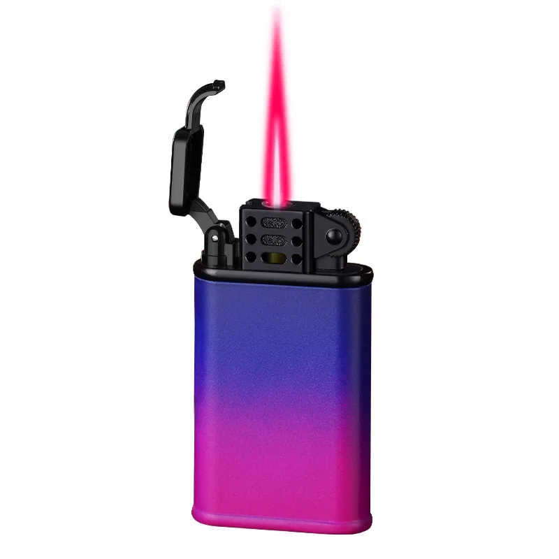 Креативная газовая зажигалка с постепенной сменой надувная ветрозащитная