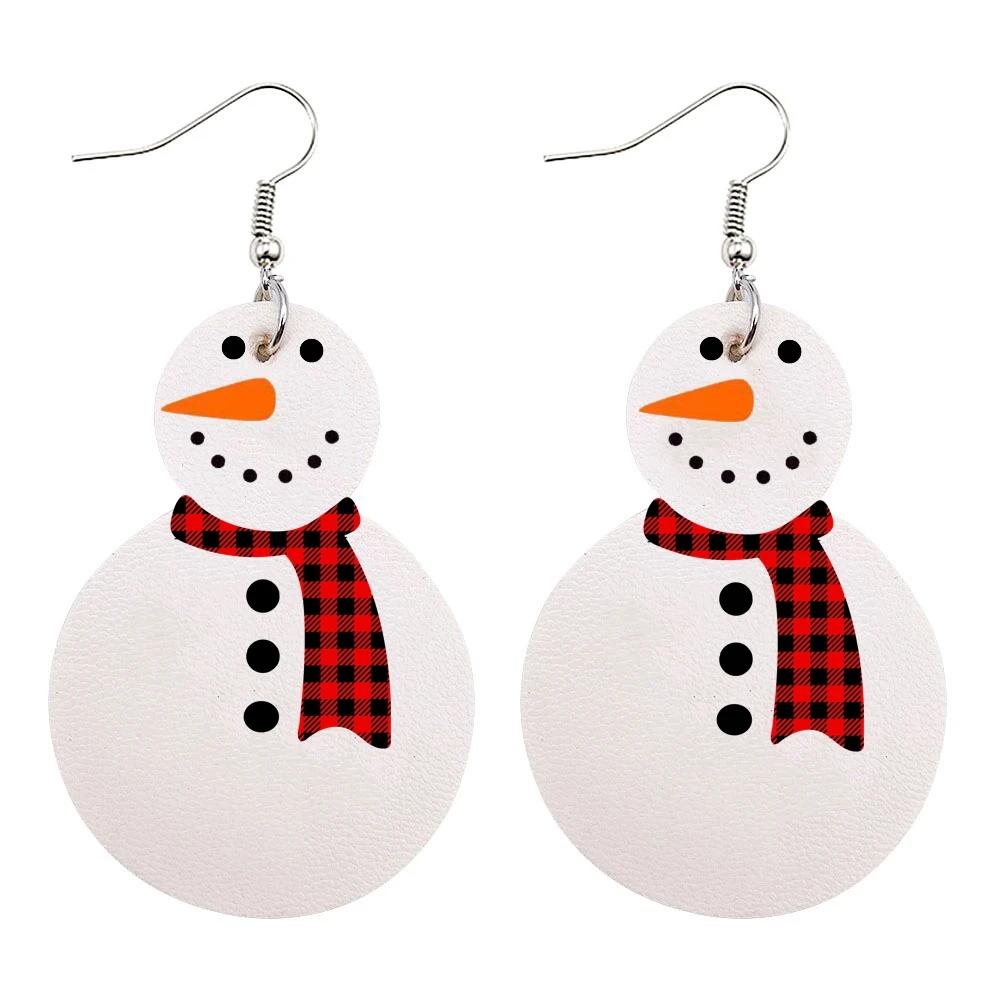 

2023 new new snowwoman earrings for christmas