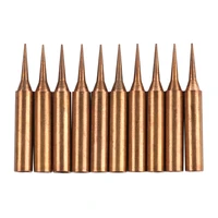 10 pcslot 900m t i copper soldering iron tip welding sting soldering accessories for lukey atten station