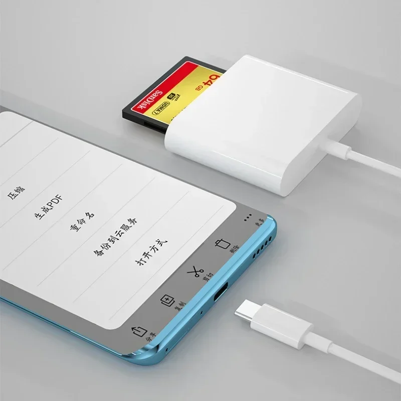 1 шт. 3-в-1 адаптер типа C TF CF SD устройство чтения карт памяти USB для Macbook Huawei Samsung Xiaomi