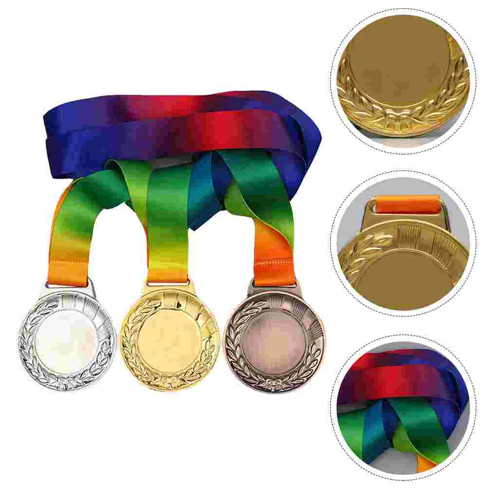 

Medals Awards Toy Award Competition Meeting Winner Kids Style Prizes Sliver Gold Ribbon Copper Celebration Souvenir Party Game