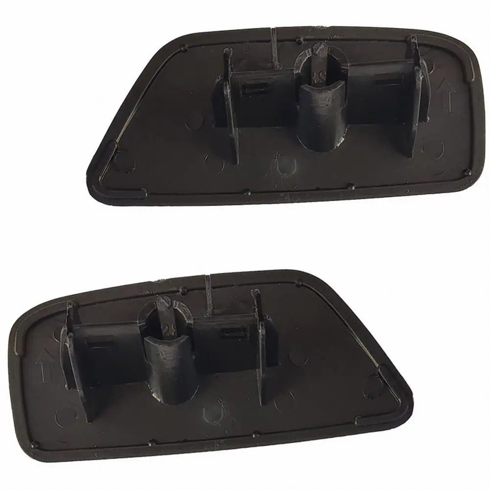 

2pcs Car Bumper Headlight Washer Nozzle Cleaning Cover Black For Forester 2009 2010 2011 2012 86636SC0230