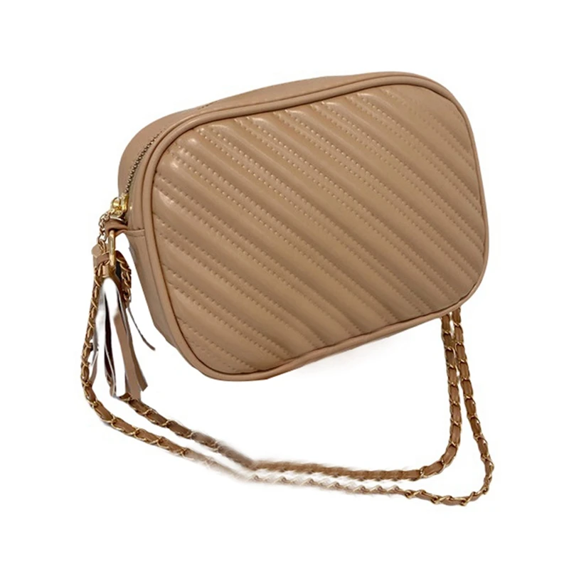 

Fashion Casual Chain Bag Embroidered Crossbody Bag Fringe Shoulder Bag