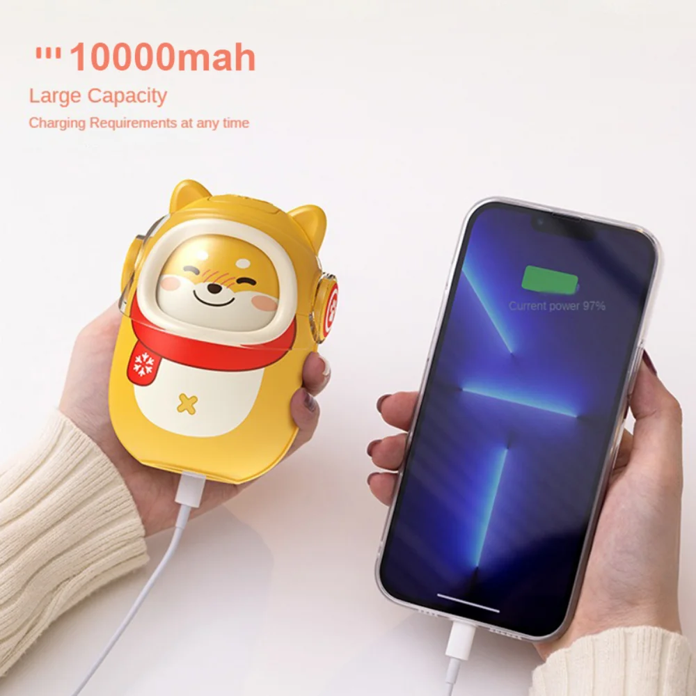 

10000mAh USB Hand Warmer Mobile Power Bank Winter Mini Portable Heater Hand Warmers USB Rechargeable Electronic Pocket Heater