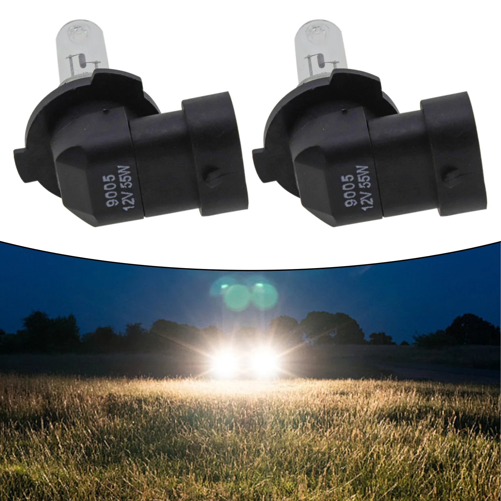 Сломанная поврежденная галогенная фара с прямой заменой простая установка