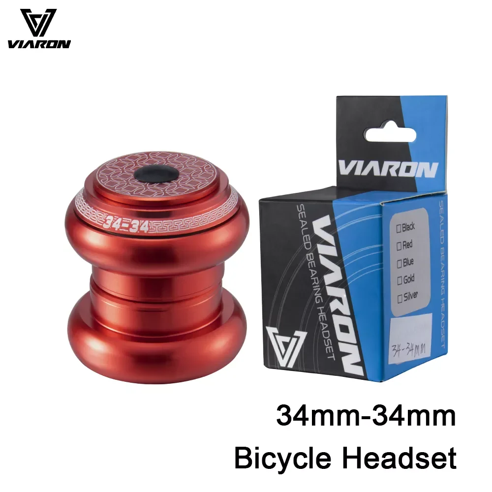

VIARON Mountain Bike Accessories Headphones 4455ST/4456ST CNC 11/8"-11/2" Sealed Bearing Straight Taper Tube Fork MTB