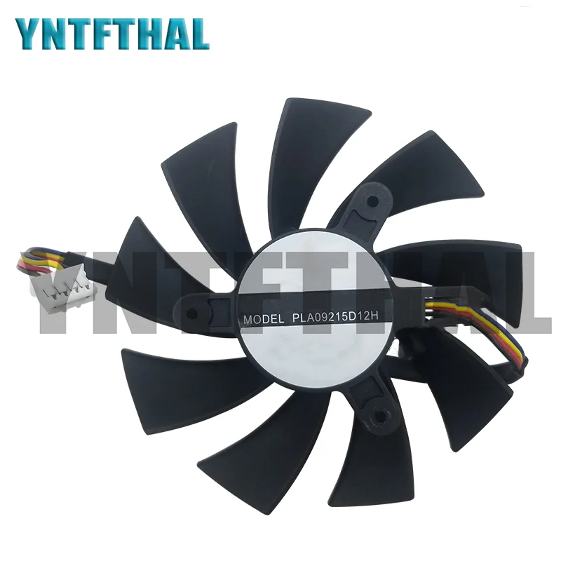 Оригинальный Новый охлаждающий вентилятор PLA09215D12H PLA09215B12H PLA09215S12H 12 В 0,55a 87 мм 4 контакта 4 провода для HD7870 E6 2G HD7800