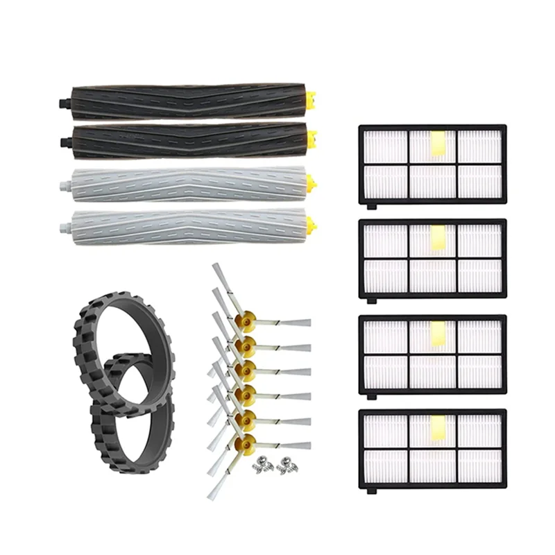 

Сменный комплект, совместимый с шинами Roomba серии 800 и 900, сменный комплект для пылесоса