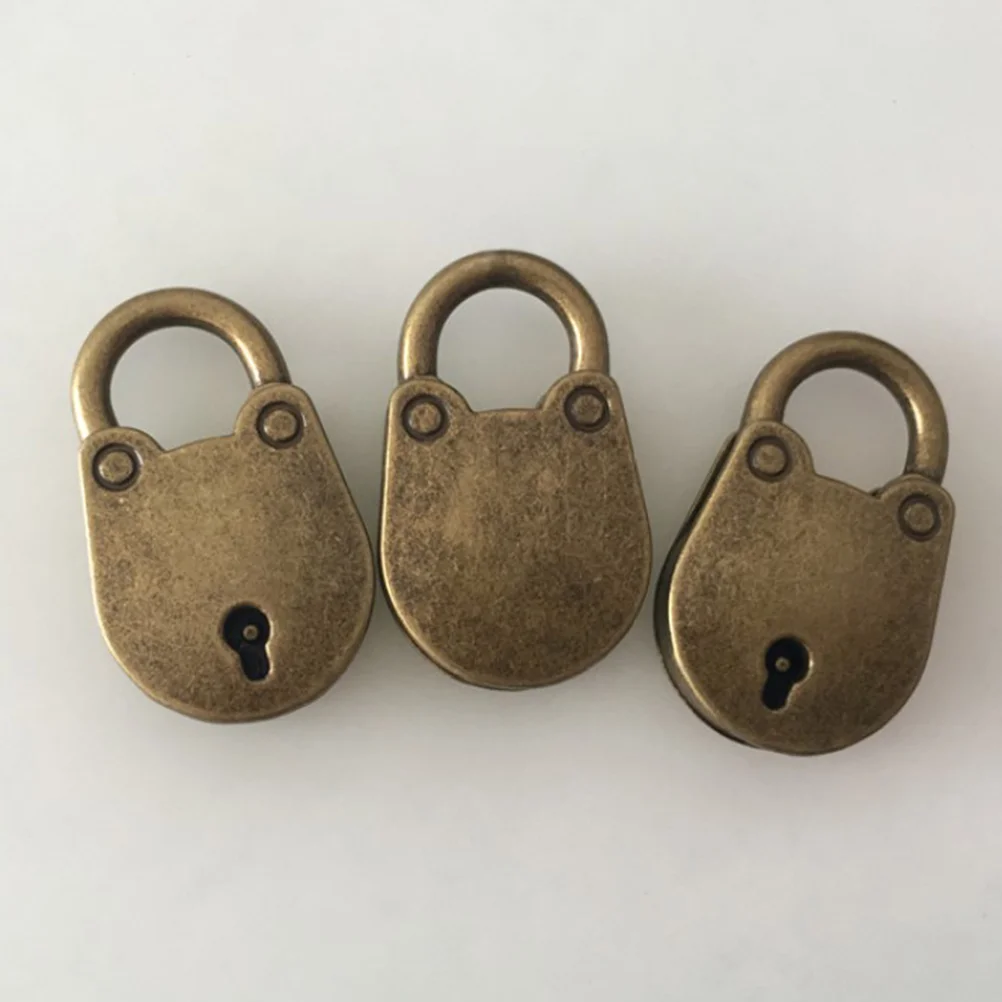 

3PCS Bolts-clipping Key Lock Archaize Lock Ring Latch Antiquing High-end for Bag Box Handbags