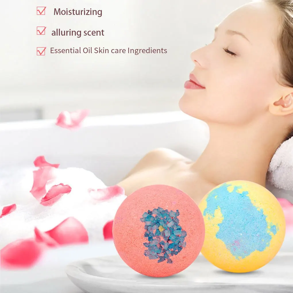 

12pieces Luxurious Bathing Experience With Natural Ingredients Bath Bombs Set Gift Soothing Stress