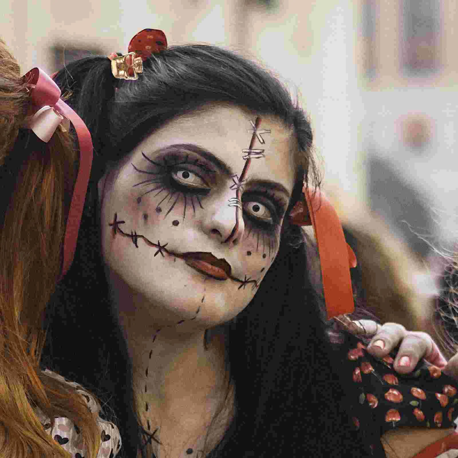 8 шт. аксессуары для волос девочек веревочные ленты на Хэллоуин новинка бесшовные