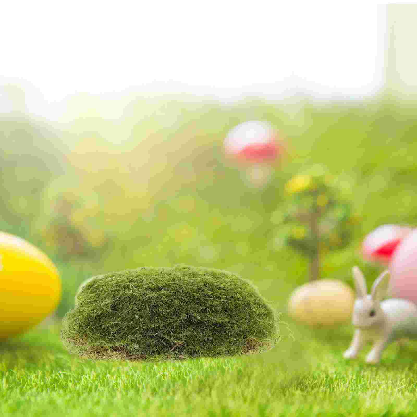 6 шт. садовый макет реквизит мховый шар искусственные камни мошные декор для