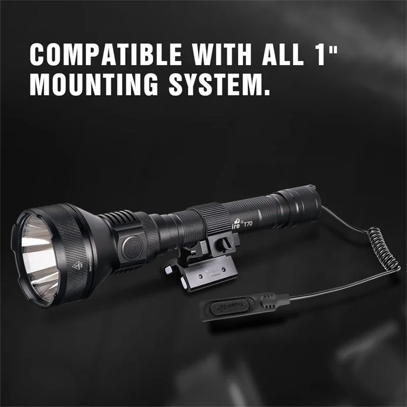 

1000m Distance Rechargeable LED Torch for Hunting Self Defense Original TrustFire T70 Tactical Flashlight Cree XHP35 2300LM