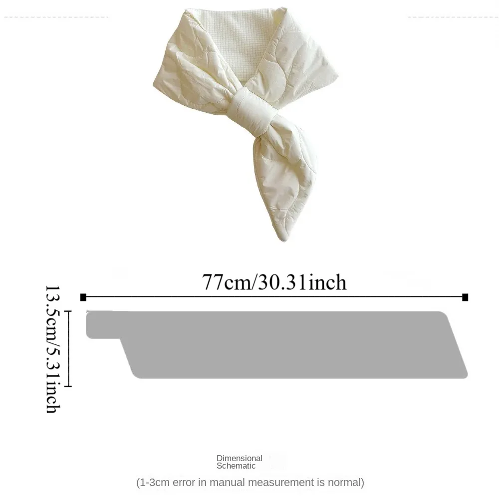 Простой сохраняющий тепло шарф с перекрестными перьями в корейском стиле