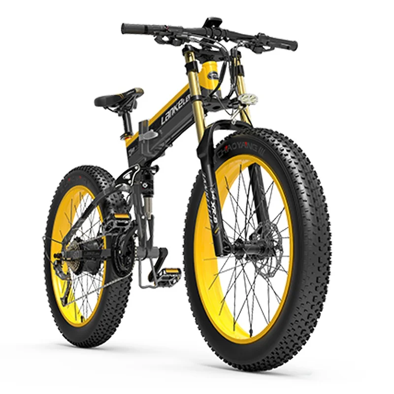 

EU USA 1000W electric bike 48V14.5ah lithium battery ebike 26 inch fat tire electric mountain bicycle folding electric bicycle