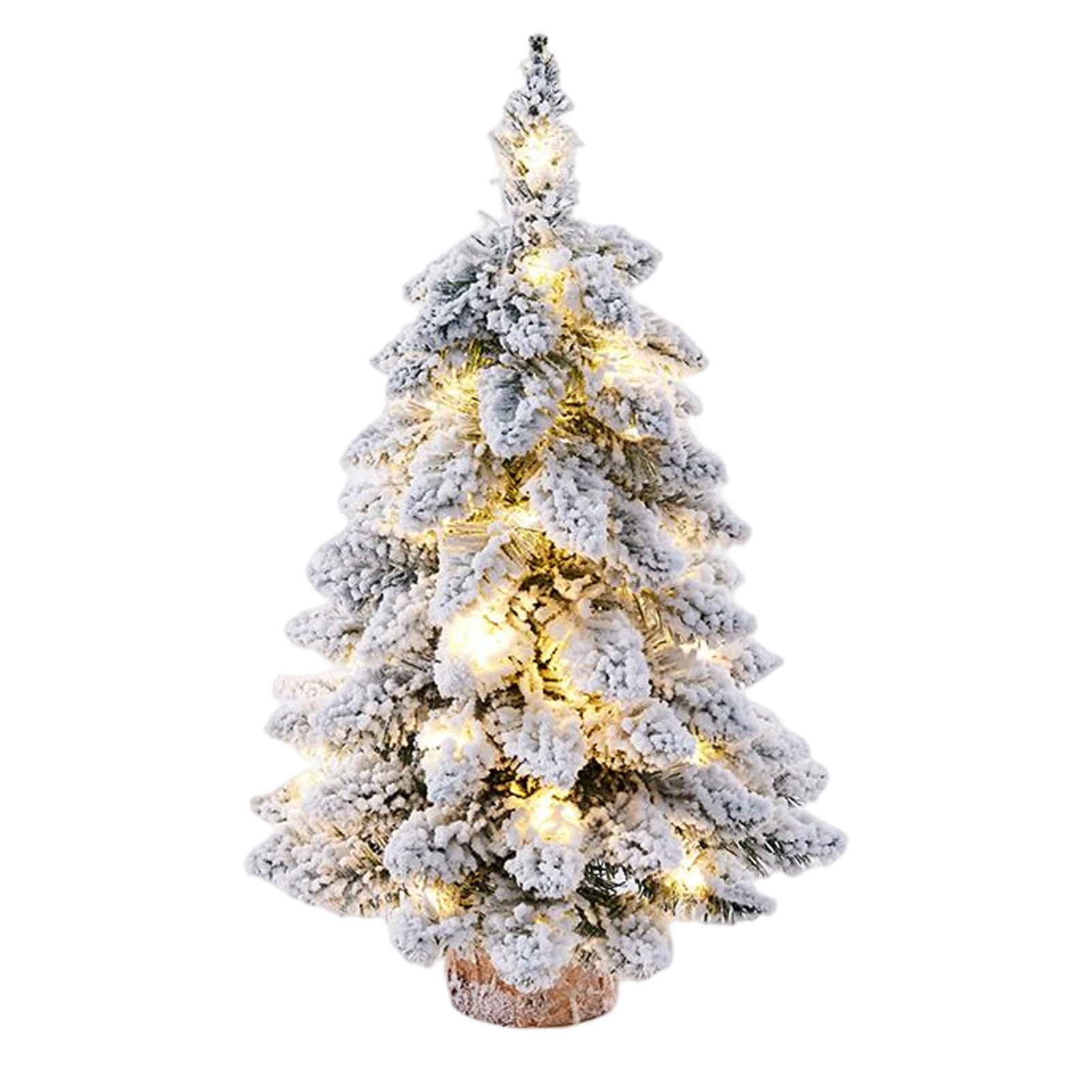 

Prelit Tabletop Christmas Tree Branches Pine Cones and Cloth Bag for Christmas Decoration Xmas Party