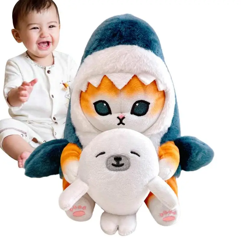 

Plush Cat Doll Cartoon Kitten Stuffed Toy Party Favor Bag Pendant Body Pillow Gift For Birthdays Thanksgiving New Year Christmas